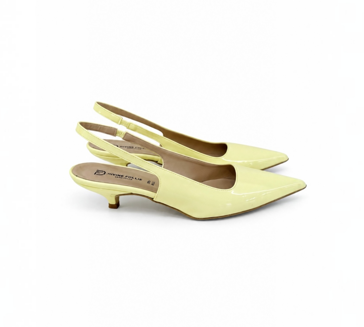 SLING BACK VERNICE LIME