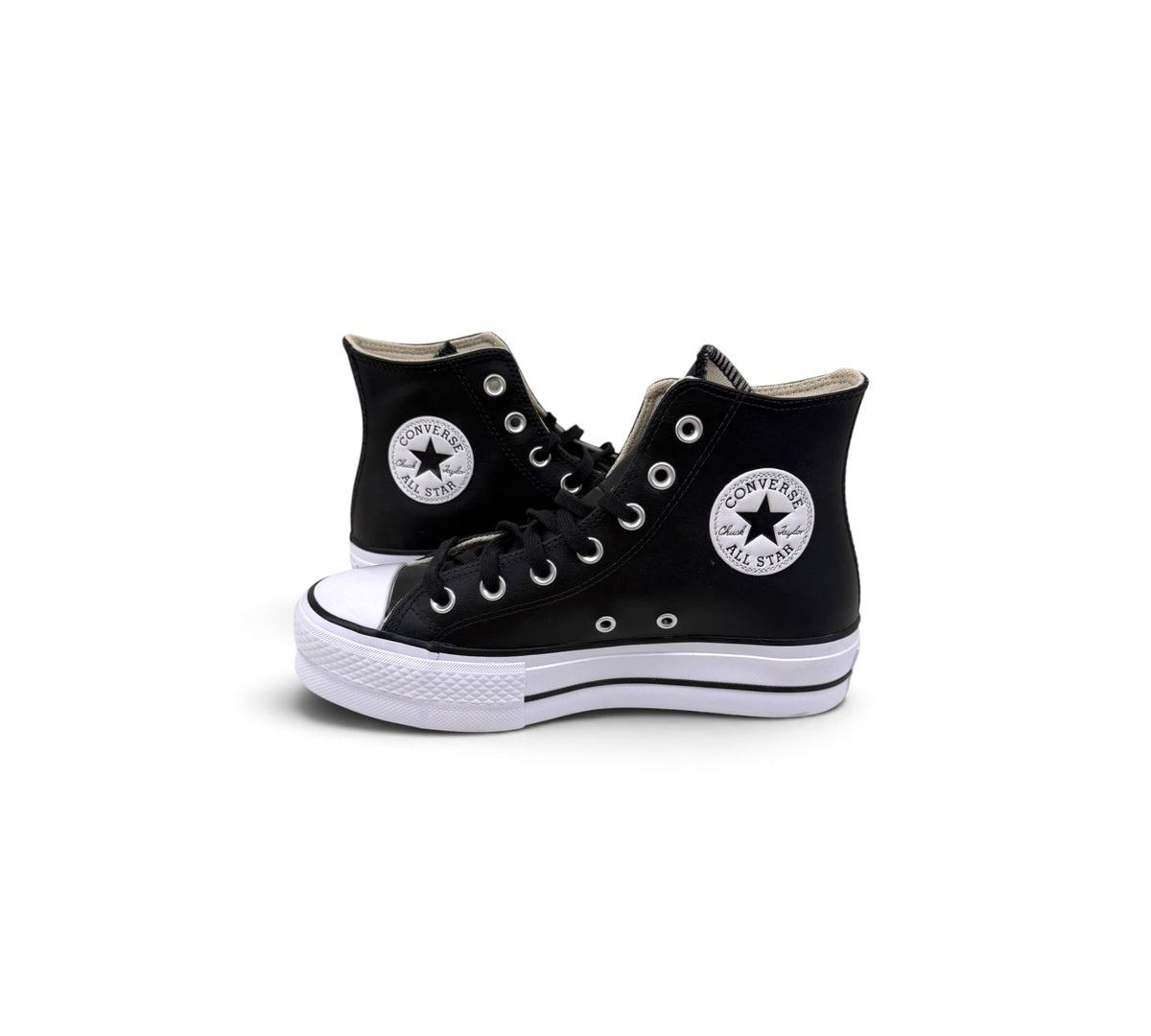 Chuck Taylor All Star Lift Platform leather black