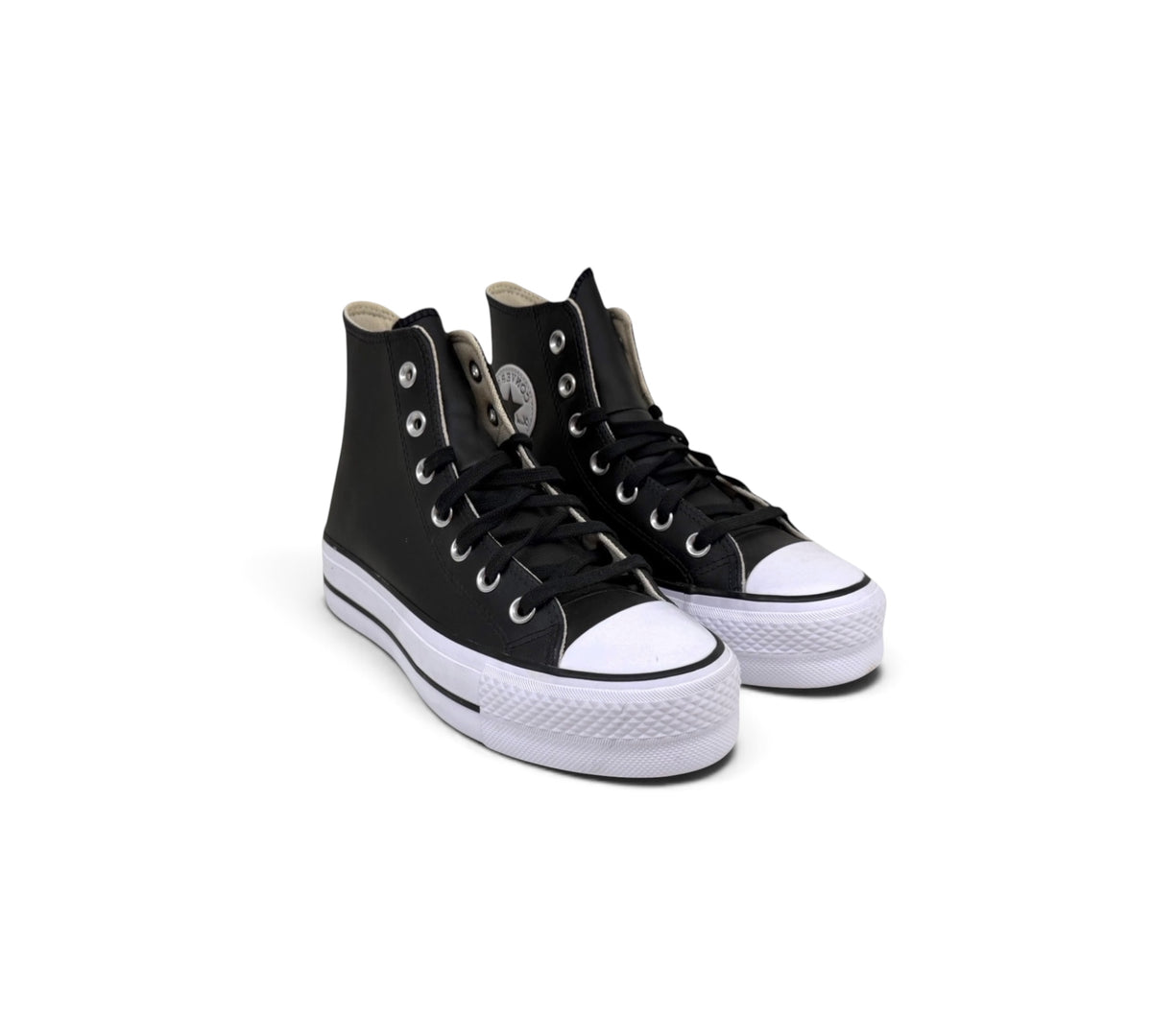 Chuck Taylor All Star Lift Platform leather black