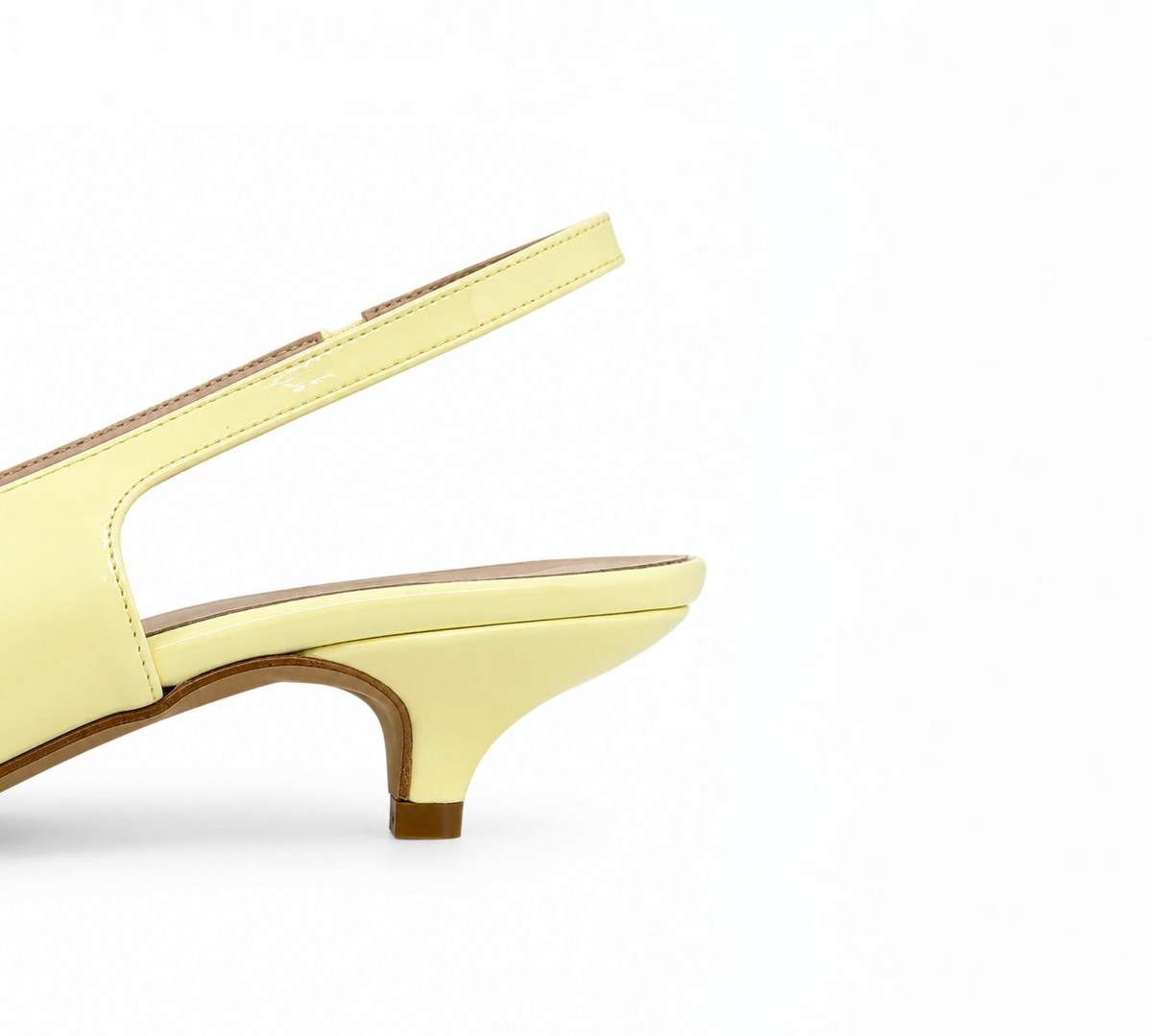 SLING BACK VERNICE LIME
